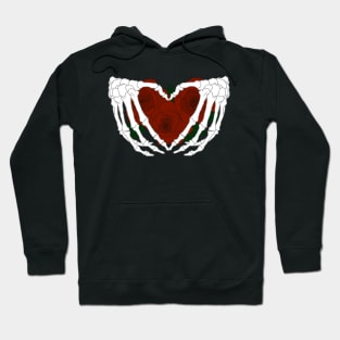 Skeletal Heart Hoodie